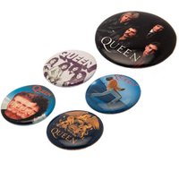 Queen Classic Badge Set (Pack of 5)