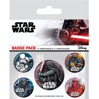 Star Wars Dark Side Badge Set (Pack of 5)