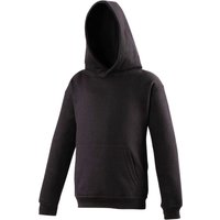 AWDis Hooded Sweatshirt Hoodie in Black | Size: 3-4 Years