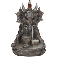 Something Different Dragon Backflow Incense Burner in Grey