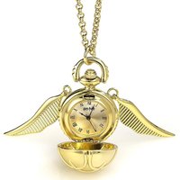 Harry Potter Men's Golden Snitch Necklace in Gold