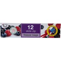 Tidy Z Large Resealable Freezer Bag (Pack Of 12) in Clear