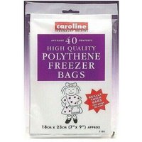 Caroline Freezer Bag (Pack of 40) in White