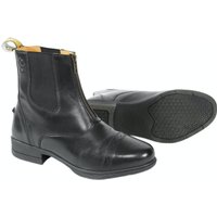 Moretta Rosetta Leather Paddock Boots in Black | Size: 11