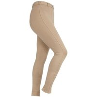 Wessex Girl's Plain Navy Jodhpurs in Beige | Size: 13-14 Years