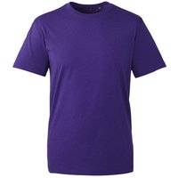 Plain Dark Grey T Shirt Purple