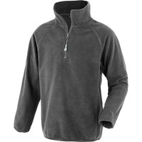 Result Micro Zip Neck Fleece in Grey | Size: 8-10 Years