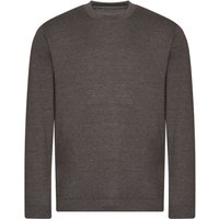 AWDis Men's Plain Bottle Green Sweatshirt in Charcoal | Size: Small