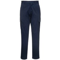 Stretch Slim Cargo Trousers Dark 32R