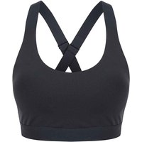 Tombo Women's Medium Impact Core Bra in Charcoal | Size: XS