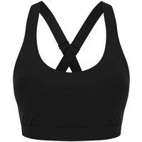 Tombo Women's Medium Impact Core Bra in Black | Size: 2XS
