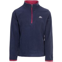Trespass Girl's Sybil Micro Fleece in Navy | Size: 9-10 Years