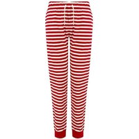 Skinni Fit Women's Cuffed Lounge Pants in Red | Size: XL