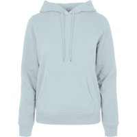 Build Your Brand Women's Basic Hoodie in Blue | Size: 4XL