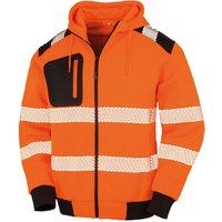 Result Men's Safety Hoodie in Burnt Orange | Size: XL
