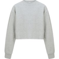 SF Minni Girl's Heather Slounge Sweatshirt in Grey | Size: 7-8 Years