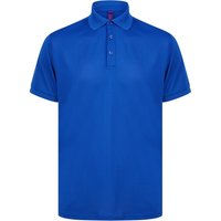 Henbury Men's Polo Shirt in Blue | Size: Medium