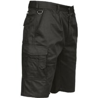 Portwest Men's Cargo Shorts in Black | Size: Large