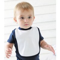 Babybugz Single Layer Bib in White