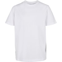 Build Your Brand Basic 2.0 T-Shirt in White | Size: 7-8 Years