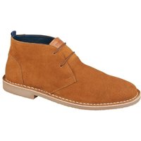Roamers Men's Suede Desert Boots in Tan | Size: 9