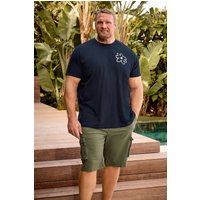 BadRhino Men's Stretch Cargo Shorts in Light Khaki | Size: 60R