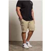 BadRhino Men's Stretch Cargo Shorts in Stone | Size: 60R