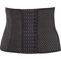 Yours Women's Hook & Eye Belly Band in Black | Size: 26-28