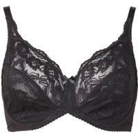 Yours Women's Stretch Lace Non-Padded Underwired Bra in Black | Size: 42G