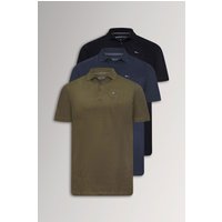3 Pack Core Polo Shirts Light