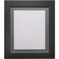 Frames & Mirrors 4U Metro Black Frame with Dark Grey Mount 50 x 70CM Image Size A2 | Size: 50 x 70 cm