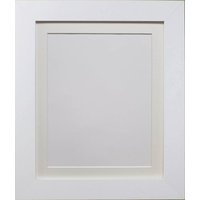 Frames & Mirrors 4U Metro White Frame with Ivory Mount for Image Size 8 x 6 Inch