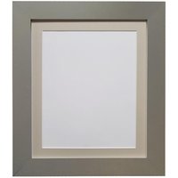 Frames & Mirrors 4U Metro Dark Grey Frame with Light Grey Mount for Image Size 20 x 16 Inch