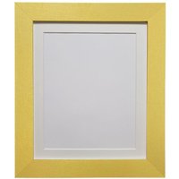 Frames & Mirrors 4U Metro Gold Frame with Ivory Mount for Image Size 6 x 4 Inch