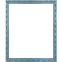 Frames & Mirrors 4U Crown Bobbin Wooden Picture Frame 50x23cm in Mid Blue | Size: 50x23 cm