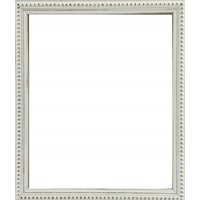 Frames & Mirrors 4U Crown Bobbin Wooden Picture Frame 10x10 Inch in Off-White