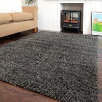 Slate Grey Super Soft Shaggy Rug cm x 170 cm