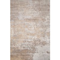 Neutral Distressed Abstract Living Area Rug cm x 170 cm