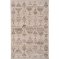 Neutral Diamond Geometric Area Rug cm x 290 cm