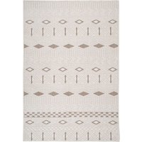 Beige Cream Scandi Textured Looped Pile Area Rug cm x 280 cm
