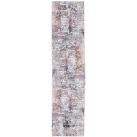 Distressed Abstract Hallway Runner Rug Non Slip & Washable cm x 300 cm