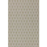 Kukoon Beige Geometric Outdoor, Garden & Patio Area Rug | Size: 80 cm x 150 cm