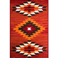 Tribal Aztec Pattern Living Room Area Rug cm x 330 cm