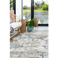 Grey Abstract Modern Soft Area Rug Stone cm x 150 cm