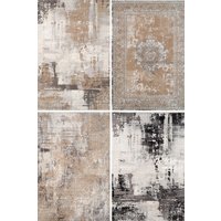 240cm x 330cm Extra Large Area Rugs Beige Cream Living Room Carpet Floor Covering Taupe cm x 330 cm