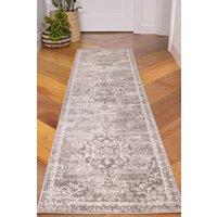 Runner Rug Traditional Medallion Bordered Long Hallway Rugs cm x 240 cm