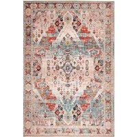 Beige Distressed Vintage Washable Living Room Area Rug cm x 330 cm