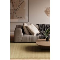 Natural Wool Plush Deep Pile Area Rug Beige Grey cm x 280 cm