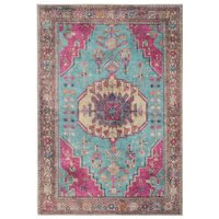 Kukoon 80x150cm Pink Washable Indoor Doormat Front Door Entrance Rug | Size: 80 cm x 150 cm