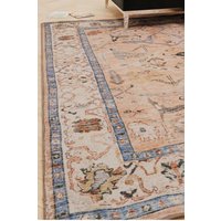 Taupe Distressed Soft Washable & Liquid Repellent Living Room Area Rug cm x 230 cm